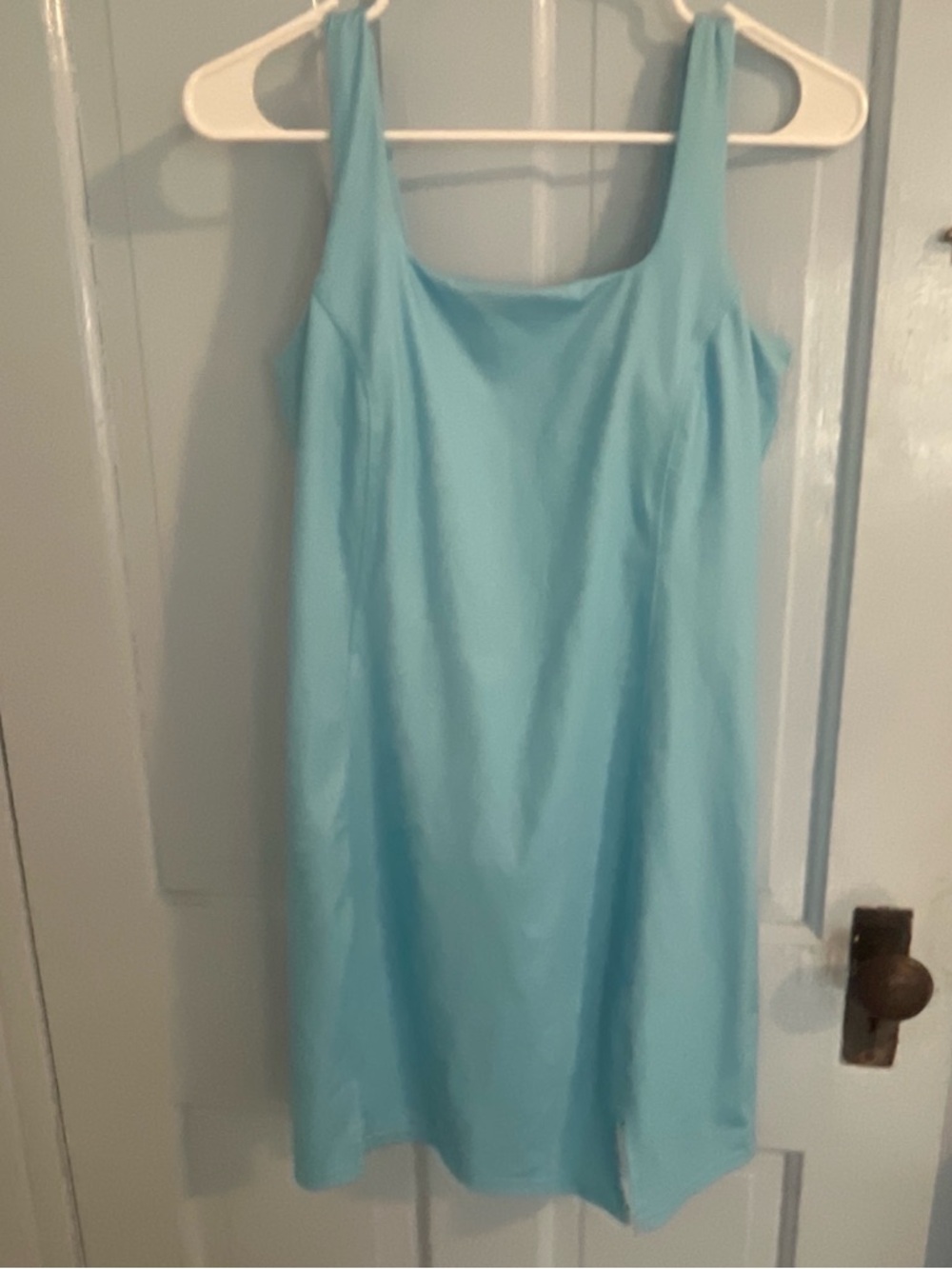 All in Motion for Target Light Blue Sleeveless Square-Neck Active Dress - Picture 2 of 6